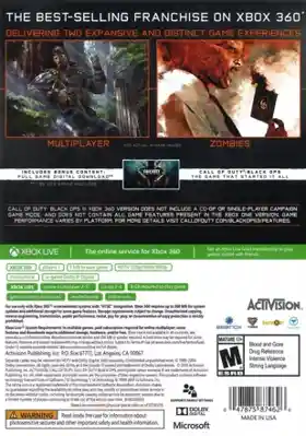 Call of Duty Black Ops 3 (USA) box cover back